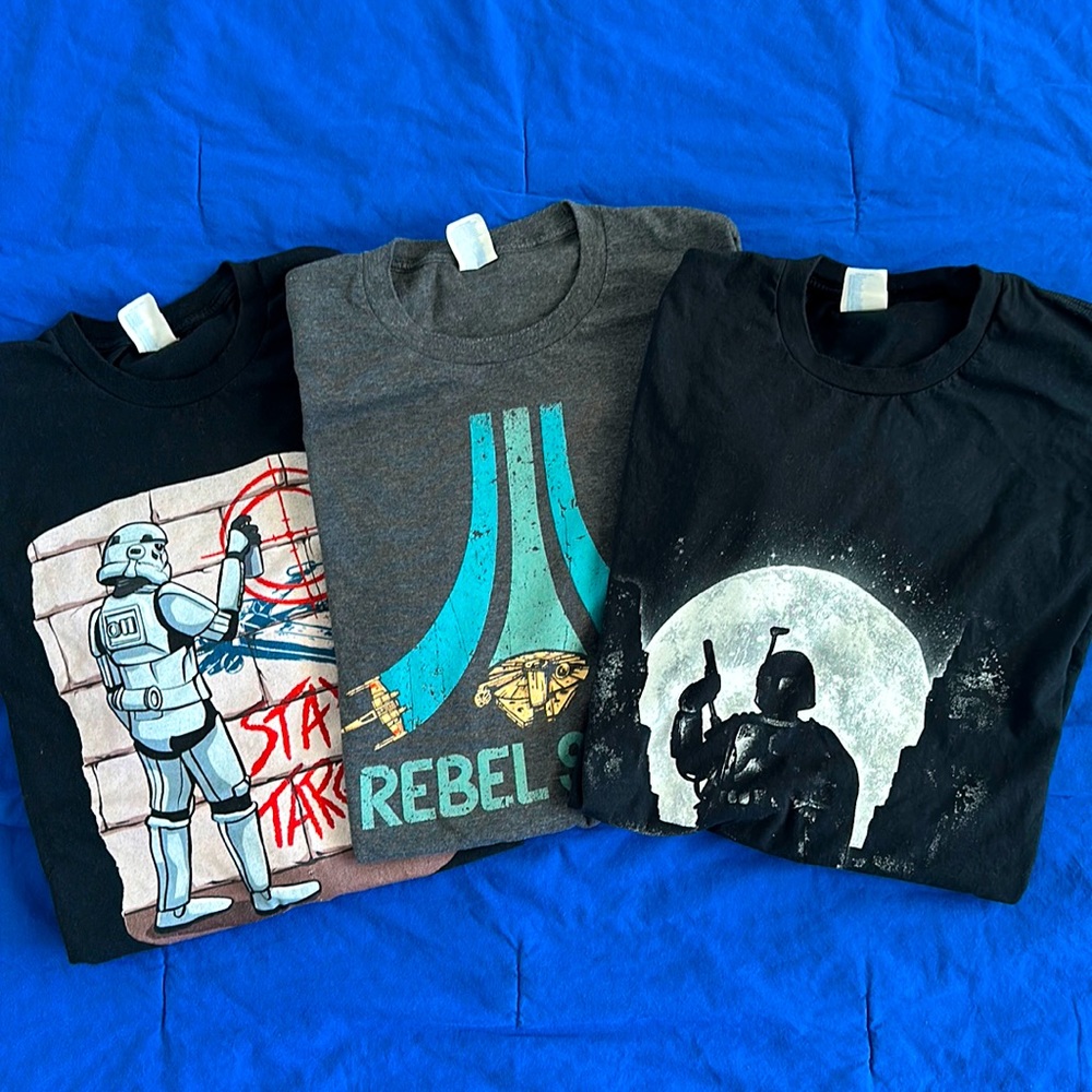 PORT & COMPANY - Star Wars T-shirt package (3 total) all 2XL